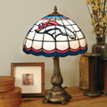 Denver Broncos NFL Stained Glass Tiffany Table Lamp