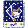 Kansas City Royals MLB Baby 36"x 46" Triple Woven Jacquard Throw