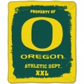 Oregon Ducks College "Property of" 50" x 60" Micro Raschel Throw