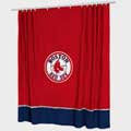 Boston Red Sox Boston MLB MVP Microsuede Shower Curtain