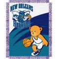 New Orleans Hornets NBA Baby 36" x 46" Triple Woven Jacquard Throw