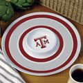 Texas A&M Aggies NCAA College 14" Round Melamine Chip and Dip Bowl