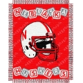 Nebraska Cornhuskers NCAA College Baby 36" x 46" Triple Woven Jacquard Throw