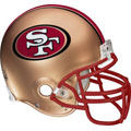 San Francisco 49ers Helmet Fathead NFL Wall Graphic