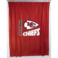 Kansas City Chiefs Locker Room Shower Curtain