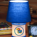 Kansas Jayhawks NCAA College Accent Table Lamp