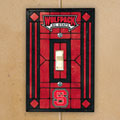 North Carolina State Wolfpack NCAA College Art Glass Single Light Switch Plate Cover