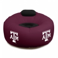Texas A&M Aggies NCAA College Vinyl Inflatable Chair w/ faux suede cushions