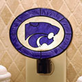 Kansas State Wildcats NCAA College Art Glass Nightlight