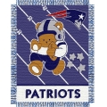 New England Patriots NFL Baby 36" x 46" Triple Woven Jacquard Throw