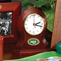 New York Jets NFL Brown Desk Clock