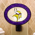 Minnesota Vikings NFL Art Glass Nightlight