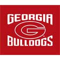 Univ of Georgia Bulldogs Classic Collection Blanket / Throw