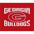 Univ of Georgia Bulldogs Classic Collection Blanket / Throw