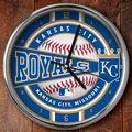 Kansas City Royals MLB 12" Chrome Wall Clock