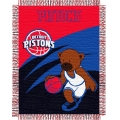 Detroit Pistons  NBA Baby 36" x 46" Triple Woven Jacquard Throw
