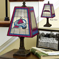 Colorado Avalanche NHL Art Glass Table Lamp