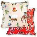 Ride 'Em Square Toss Pillow