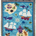 Pirates Woven Throw