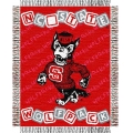 North Carolina State Wolfpack NCAA College Baby 36" x 46" Triple Woven Jacquard Throw
