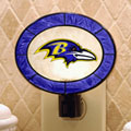 Baltimore Ravens NFL Art Glass Nightlight