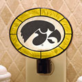 Iowa Hawkeyes NCAA College Art Glass Nightlight