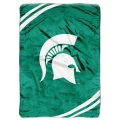 Michigan State Spartans College "Force" 60" x 80" Super Plush Throw