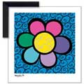 Flower Power II - Framed Canvas