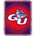 Gonzaga Bulldogs NCAA College "Focus" 48" x 60" Triple Woven Jacquard Throw