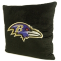 Baltimore Ravens NFL 16" Embroidered Plush Pillow with Applique