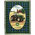 John Deere Contemporary Throw Blanket