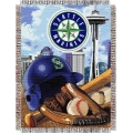Seattle Mariners MLB "Home Field Advantage" 48" x 60" Tapestry Throw