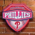 Philadelphia Phillies MLB Neon Shield Wall Lamp