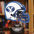 Brigham Young Cougars BYU NCAA College Neon Helmet Table Lamp