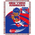 New York Rangers NHL Baby 36" x 46" Triple Woven Jacquard Throw