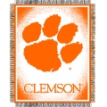 Clemson Tigers NCAA College "Focus" 48" x 60" Triple Woven Jacquard Throw