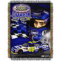 Nascar 2010 Jimmie Johnson 5X Championship Tapestry Throw