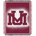 Montana Grizzlies NCAA College "Focus" 48" x 60" Triple Woven Jacquard Throw