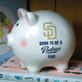 San Diego Padres MLB Ceramic Piggy Bank