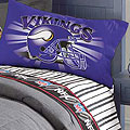 Minnesota Vikings Twin Size Pinstripe Sheet Set