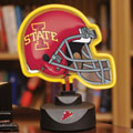 Iowa State Cyclones NCAA College Neon Helmet Table Lamp