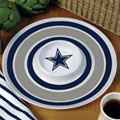 Dallas Cowboys NFL 14" Round Melamine Chip and Dip Bowl