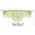 Dylan's Room Wooden 2 Peg Book Shelf - Green Bow 