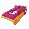 Florida Seminoles 100% Cotton Sateen Twin Comforter Set