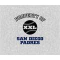 San Diego Padres 58" x 48" "Property Of" Blanket / Throw