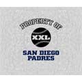 San Diego Padres 58" x 48" "Property Of" Blanket / Throw