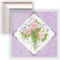 Rose Blossoms - Contemporary mount print with beveled edge