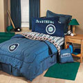 Seattle Mariners Team Denim Twin Comforter / Sheet Set