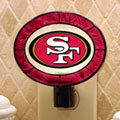 San Francisco 49ers NFL Art Glass Nightlight