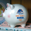 Boise State Broncos NCAA College Ceramic Piggy Bank